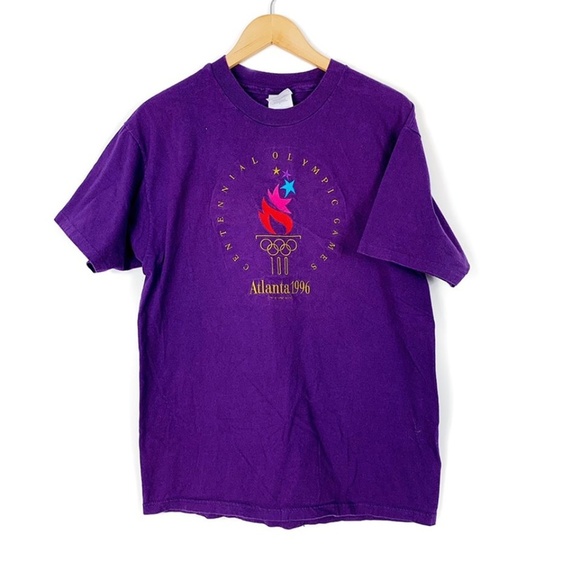 Hanes Other - Vintage Atlanta Olympics Purple Tee Shirt Large